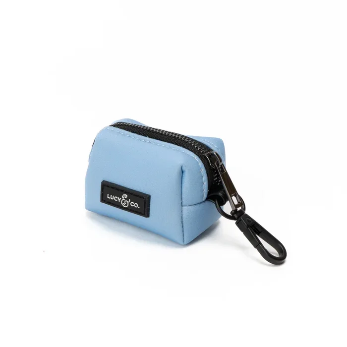 Denim Blue Poop Bag Holder