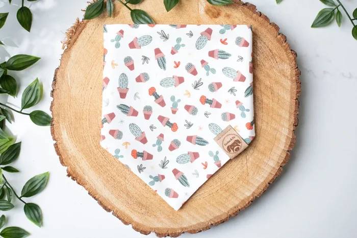 Desert Vibes – Dog Bandana Tie-On with Snap Buttons
