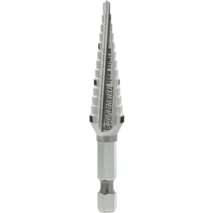 Diablo 1/4 In. – 1/2 In. Impact Step Drill Bit, 13 Steps