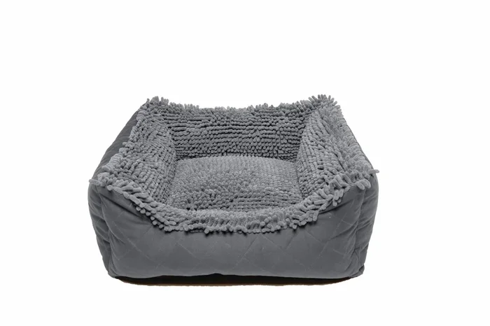 Dirty Dog Lounger Bed Grey