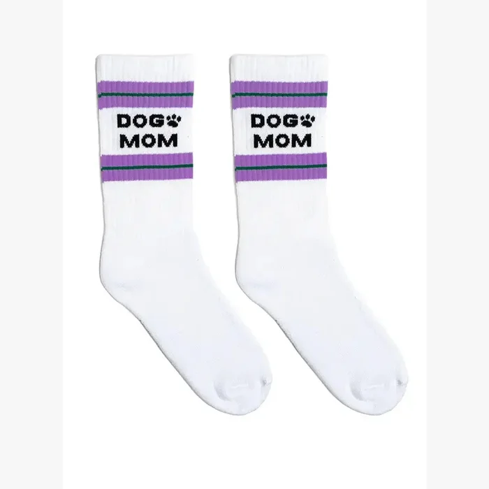Dog Mom Crew Socks
