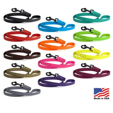 Dogline Biothane Waterproof Leash – 6′ L x 3/4″ W