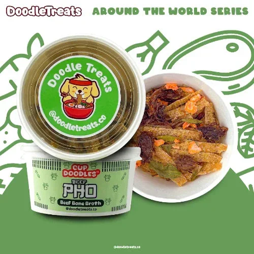 Doodle Treats Beef Pho Doodles for Dogs & Cats