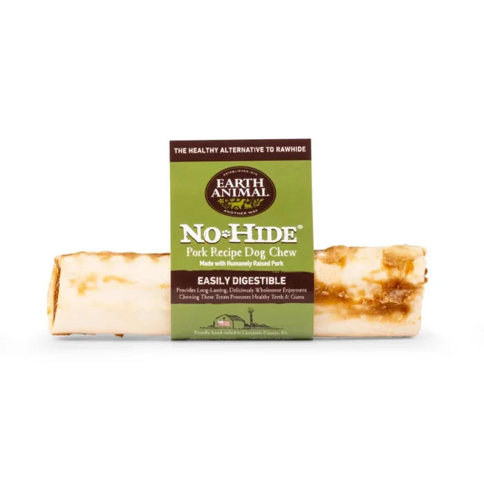 Earth Animal No-Hide Pork Chew Dog Treat, Medium