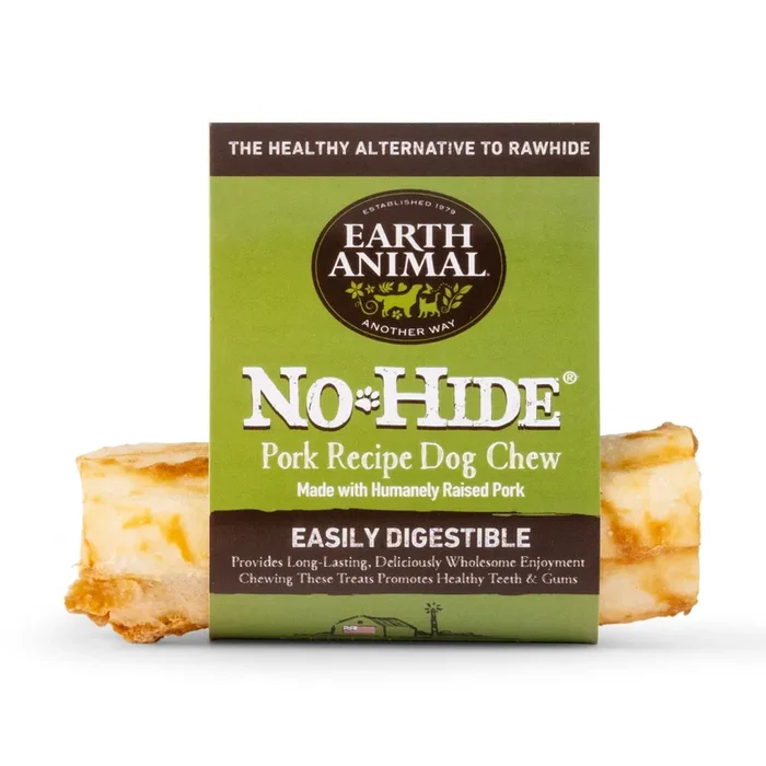 Earth Animal No-Hide Pork Single Chew for Dogs