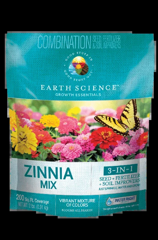 Earth Science Earth Science All-In-One Zinnia Wildflower Seed Mix