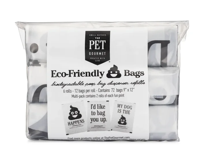 Eco-Friendly Poop Bags – 6 Refill Rolls