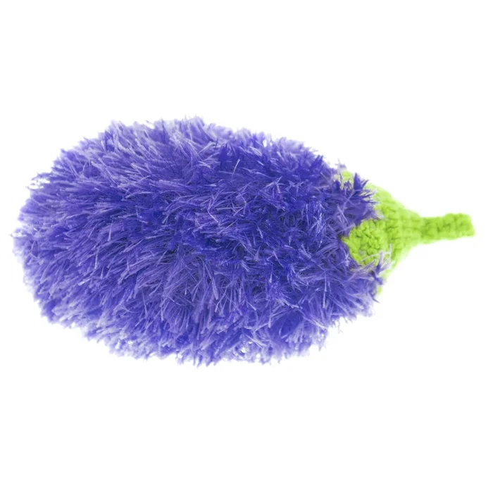 Eggplant – Handmade Squeaky Dog Toy