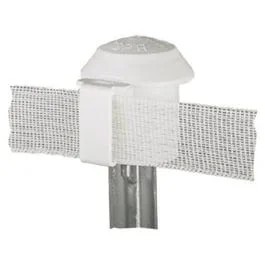 Electric Fence T-Post Safety Cap, White, 10-Pk.