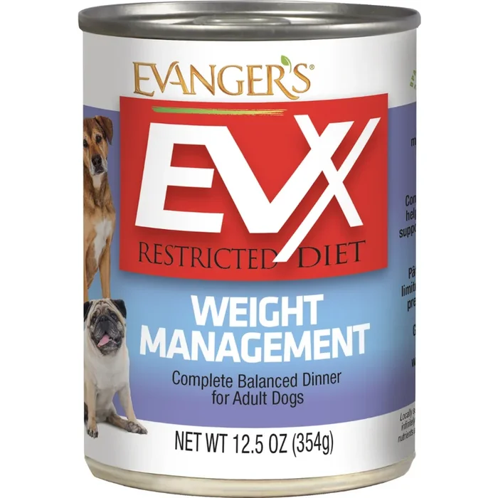 Evanger’s EVX Restricted Diet: Weight Management Dinner for Dogs