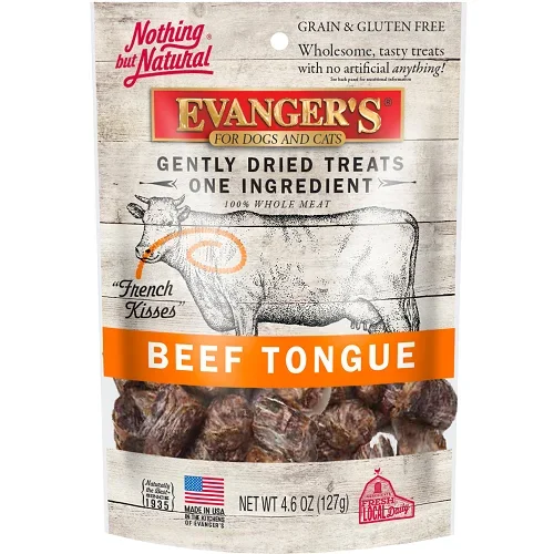 Evanger’s Gently Dried Beef Tongue Treats