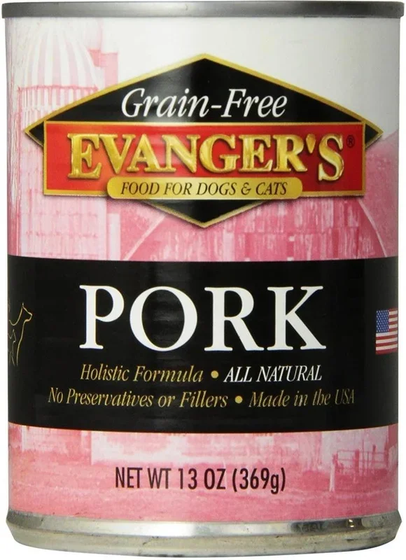 Evanger’s Grain Free Pork Canned Dog & Cat Food