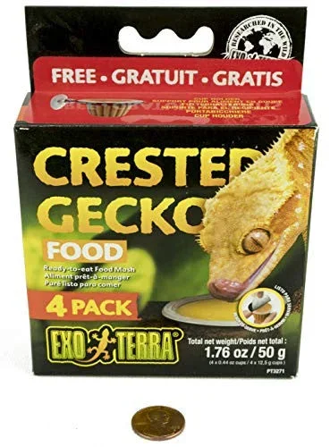 Exo Terra Crested Gecko Food – 4 Pack Pt3271{L+7}