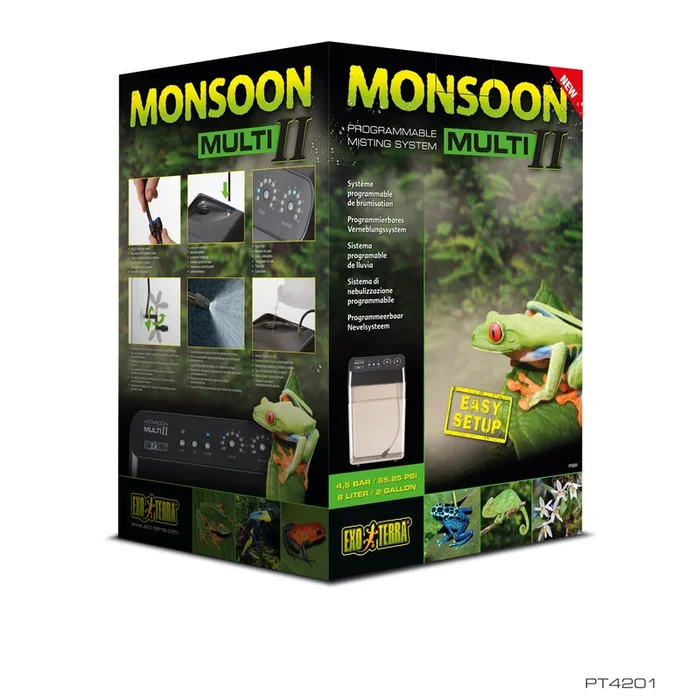 Exo Terra Monsoon Multi II – Programmable Misting System PT4201