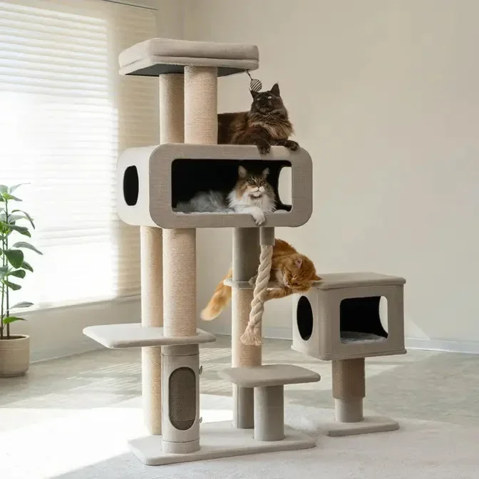 Extra Large Cat Tree For Multiple Cats Sturdy 71″ High