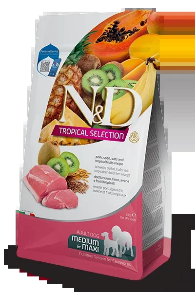 Farmina N&D K9 Tropical Pork Adult Med/Max 22lb