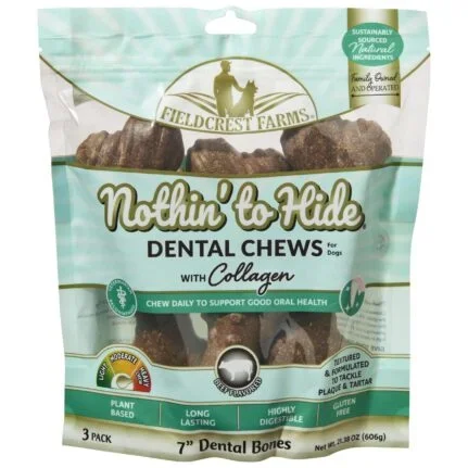 Fieldcrest Farms Nothin’ to Hide Dental Bone 7″ Beef