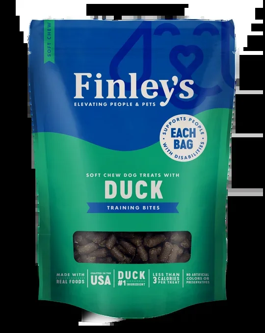 Finley’s Duck Recipe Soft Chew Training Bites