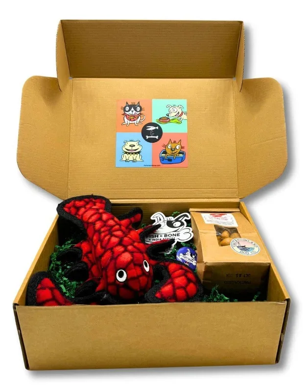 FISH & BONE Lobster Crate for Dogs