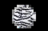 Fluff & Tuff Zebra Ball Small Squeakerless