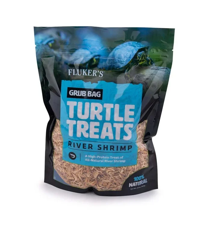 Fluker’s Grub Bag Turtle Treat Rivershrimp Dry Food 12 oz
