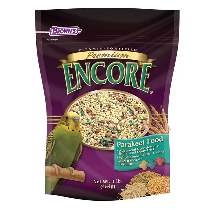 FM Brown’s Encore Premium Parakeet Food 1lb