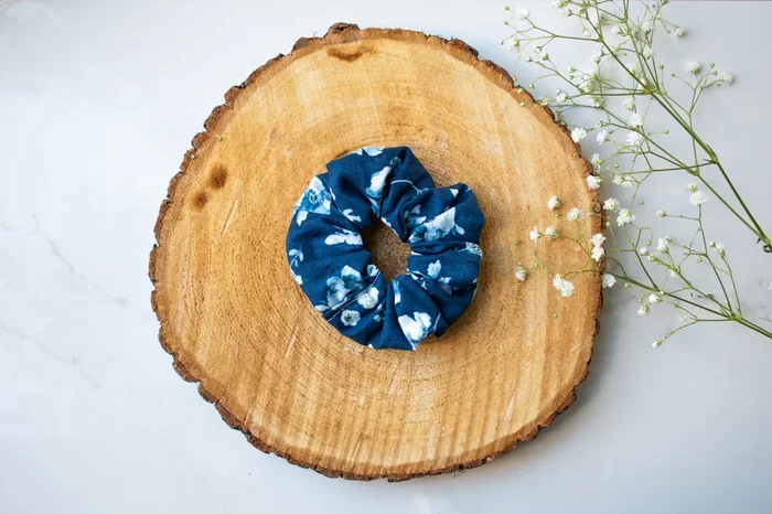 Forget-Me-Not Matching Scrunchies