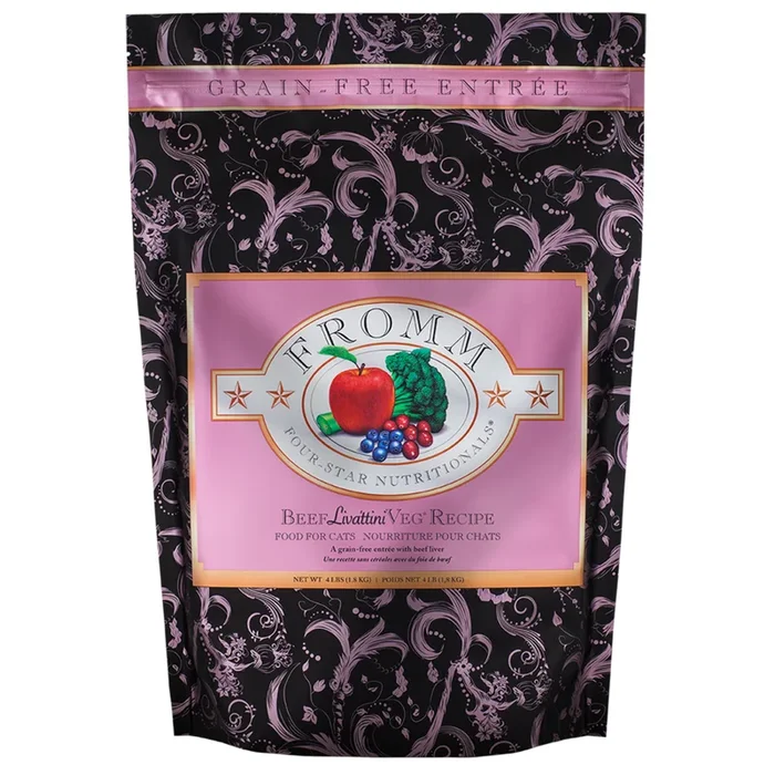 Fromm 4 Star Cat GF Beef Livattini Veg