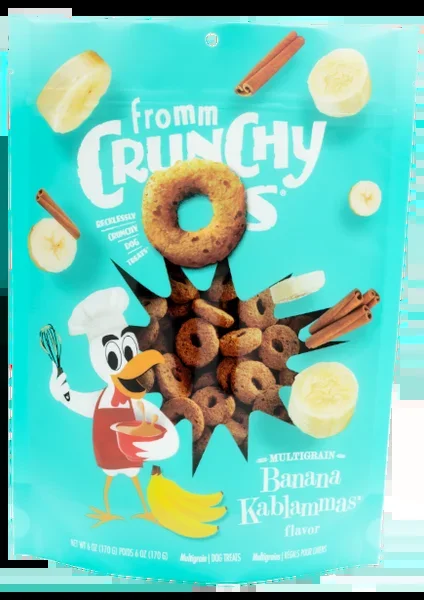 Fromm Crunchy O’s Banana Kablammas Dog Treats