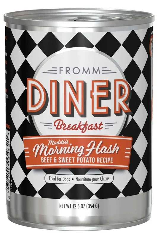 Fromm Diner Breakfast Maddie’s Morning Hash Beef & Sweet Potato Wet Dog Food, 12.5 Ounces