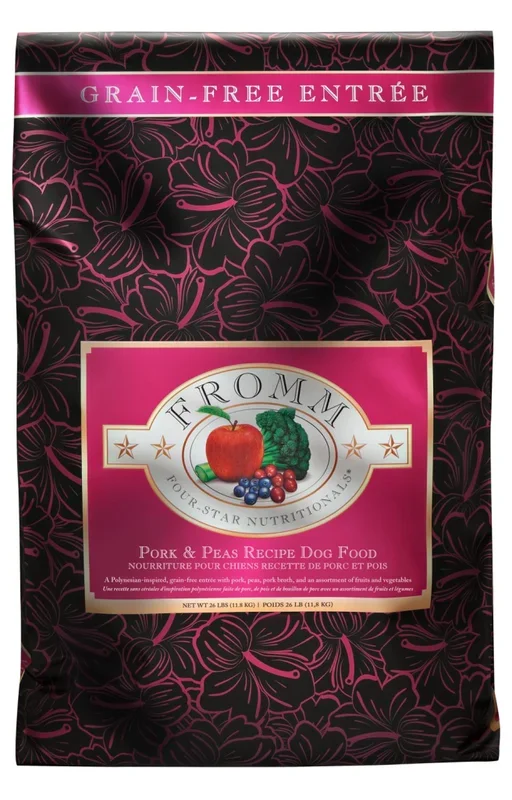 Fromm Four-Star Nutritionals Pork & Peas Dry Dog Food, 12-lb