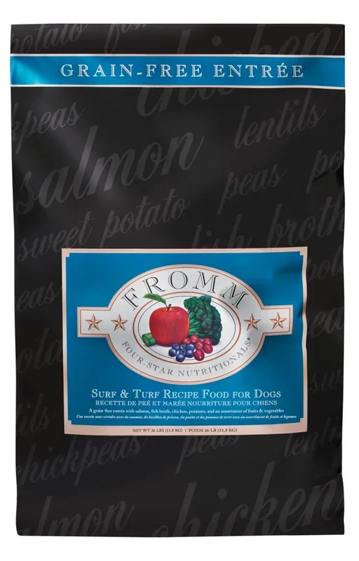 Fromm Four-Star Nutritionals Surf & Turf Dry Dog Food, 26-lb