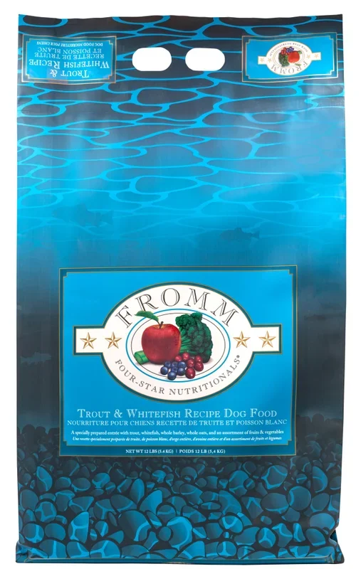 Fromm Four-Star Nutritionals Trout & Whitefish Dry Dog Food, 12-lb