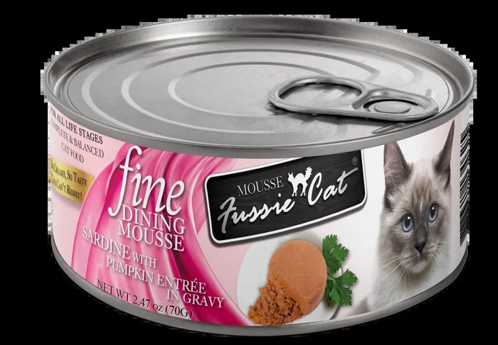 Fussie Cat Fine Dining Sardine Pumpkin 1.47oz