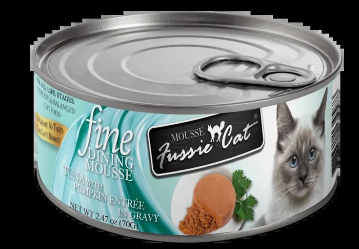 Fussie Cat Fine Dining Tuna Pumpkin 2.47oz