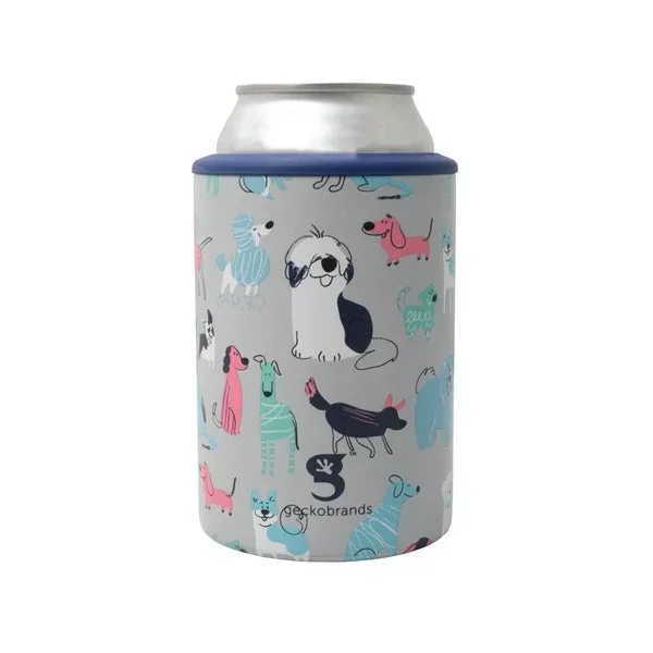 Geckobrands Insulated Can Coozie – Summer Dog