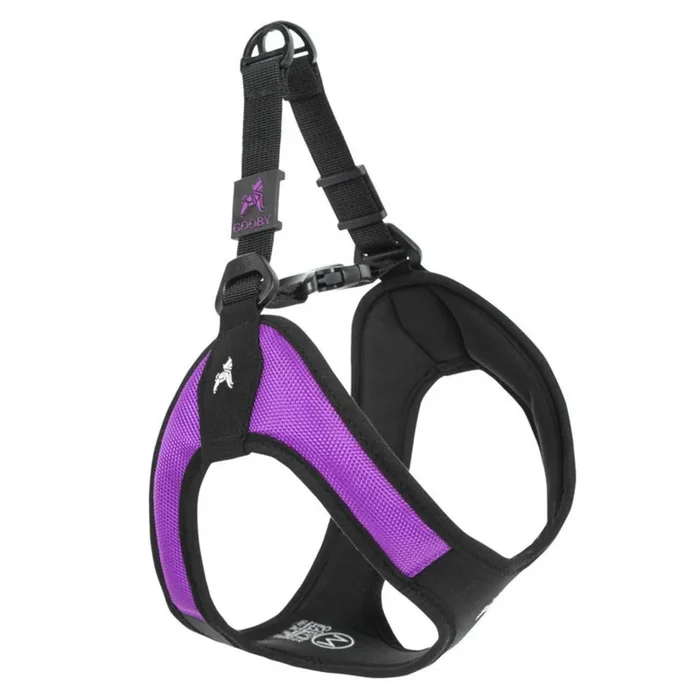 Gooby Escape Free Dog Harness, Purple, Medium