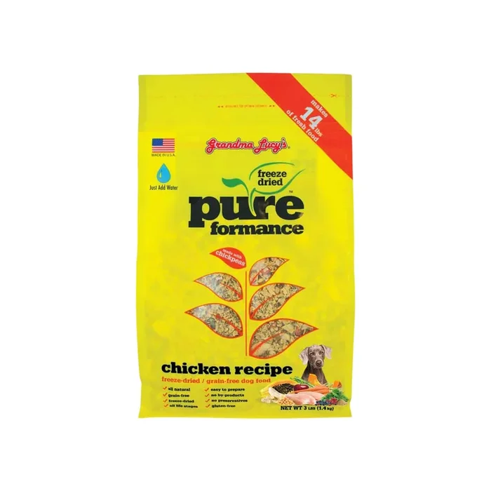 Grandma Lucy’s PUREformance Freeze Dried Dog Food