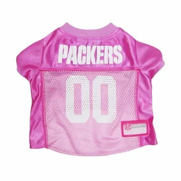 Green Bay Packers Pink Dog Jersey