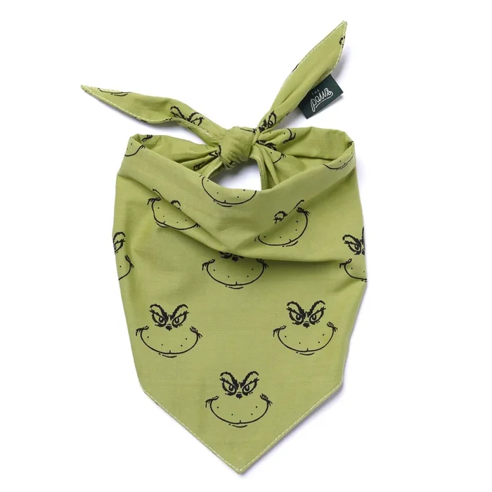 Grinch Dog Bandana