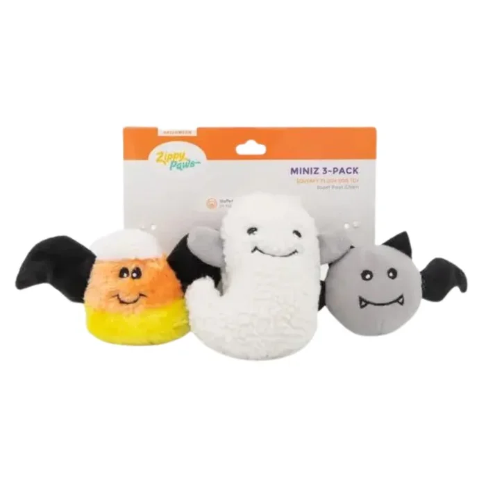 Halloween Miniz Dog Toy – Flying Frights 3-Pack
