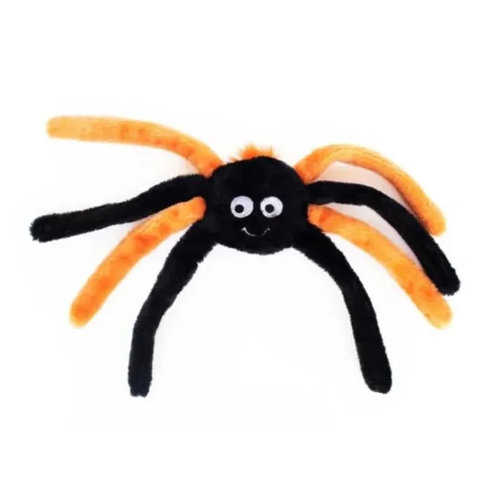 Halloween Spiderz Dog Toy – Small Orange