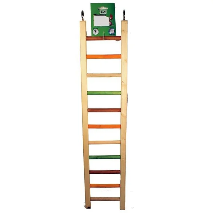 HAPPY BEAKS WOODEN HANGING LADDER
