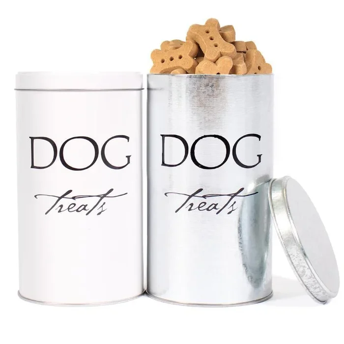 Harry Barker Classic Treat Canister Silver