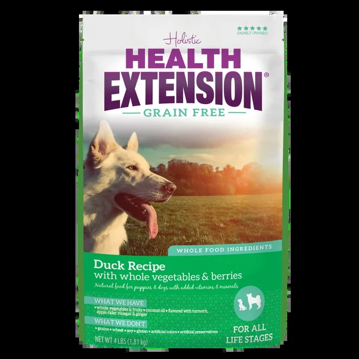 Health Extension Grain Free Duck Recipe Dry Dog Food