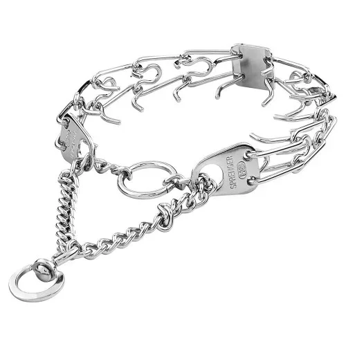 Herm Sprenger Chrome-Plated Prong Collar
