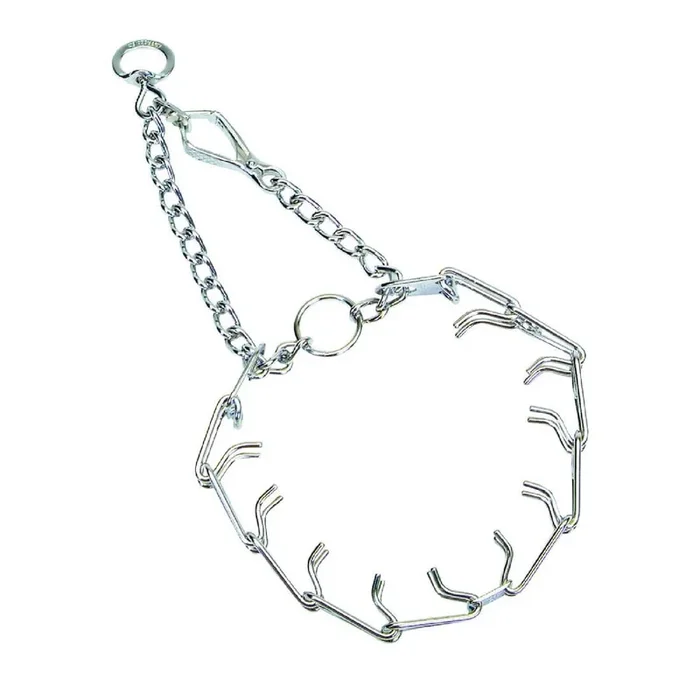 Herm. Sprenger® Ultra-Plus Prong Dog Training Collar with Latch, Chrome, 3.25mm x 20