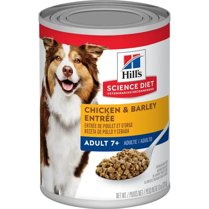 Hill’s Science Diet Adult 7+ Chicken & Barley Entrée Dog Food