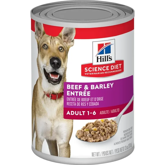 Hill’s Science Diet Adult Beef & Barley Entrée dog food