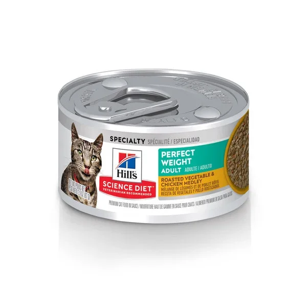 Hill’s Science Diet Adult Perfect Weight Chicken & Vegetable Stew Canned Cat Food